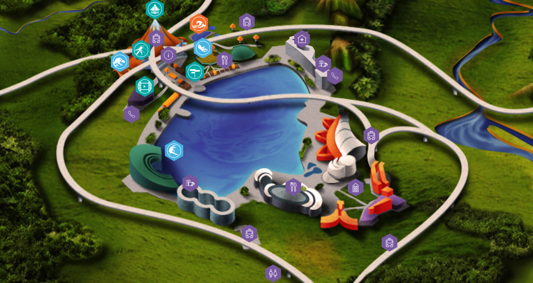 jurassic world map
