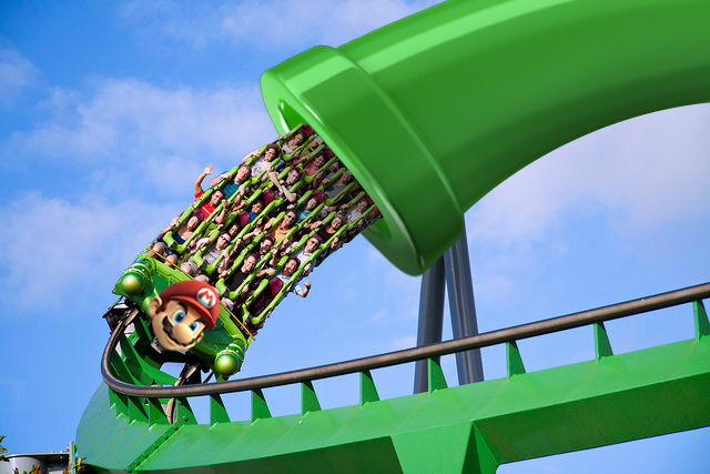 mario pipe coaster universal