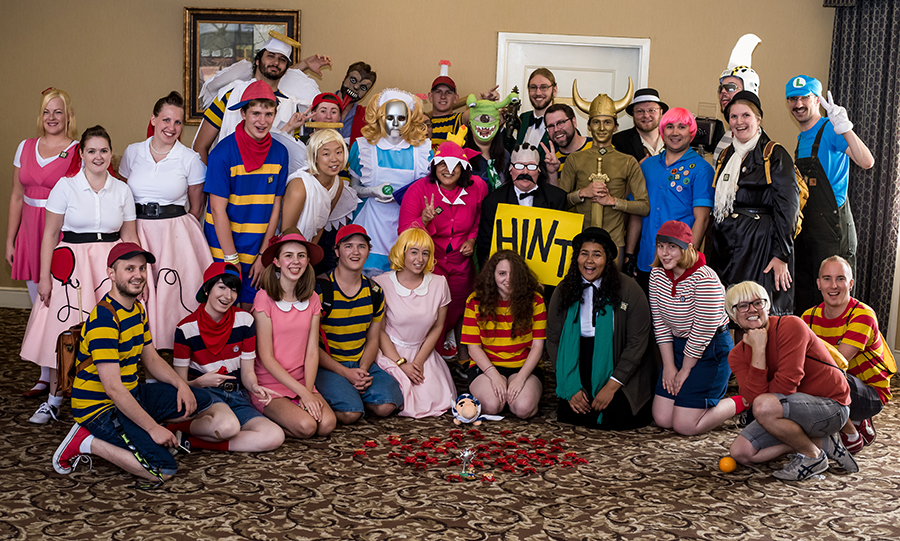 Camp Fangamer Cosplay by Ann Kornuta Luke Schirmer